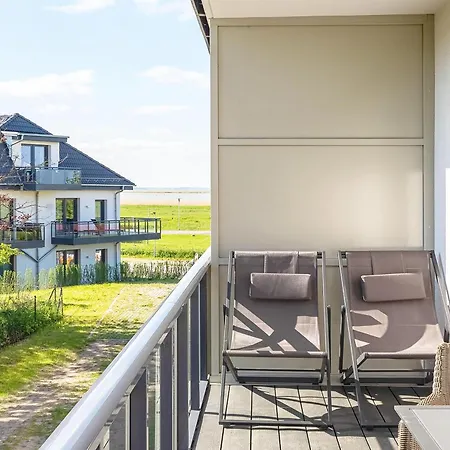 公寓 Achterndieck - Modernes 5-sterne Erdgeschoss-apartment Mit Balkon *