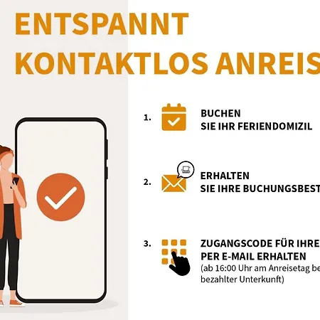 Achterndieck - Modernes 5-sterne Erdgeschoss-apartment Mit Balkon *